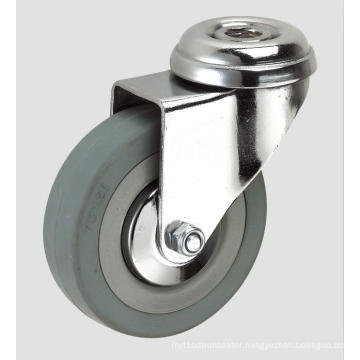 3inch Gray Rubber Industry Caster Without Brake